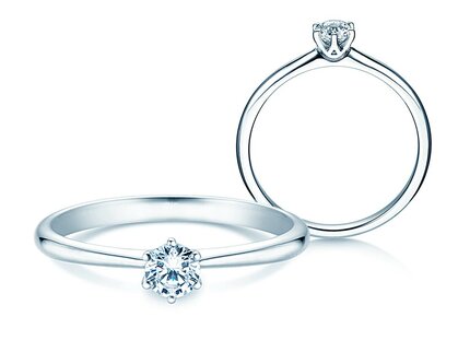 Engagement ring Spirit in platinum