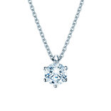 Pendant Classic in 14K white gold