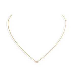 Pendant Diamond Bowl Lab-grown diamond in 9K yellow gold with lab-grown diamond 0.15ct E/VS