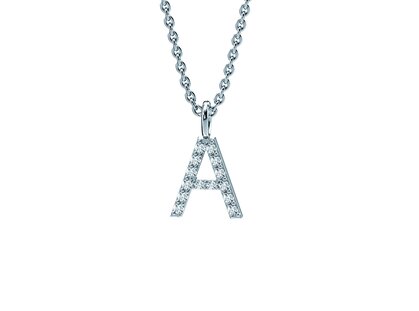 Letter pendant Diamond Letter Petite