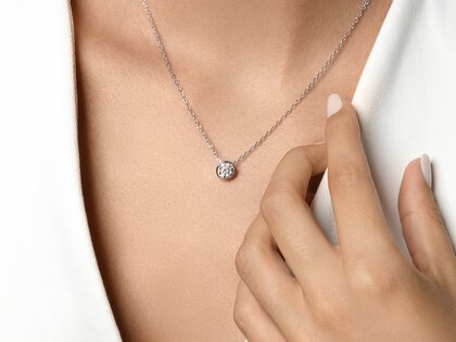 Pendant Eternal 14K yellow gold diamond 1.00ct G/SI