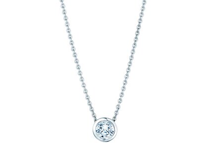 Pendant Eternal Lab-grown diamond in 14K white gold with lab-grown diamond 3.00ct E/VS