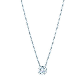 Pendant Eternal 14K white gold diamond 0.15ct G/SI