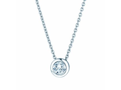 Pendant Eternal platinum 950/- diamond 0.15ct G/SI