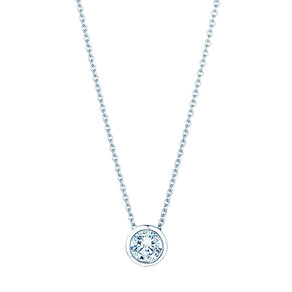 Pendant Eternal 14K white gold diamond 0.70ct G/SI, 45cm 1.1mm