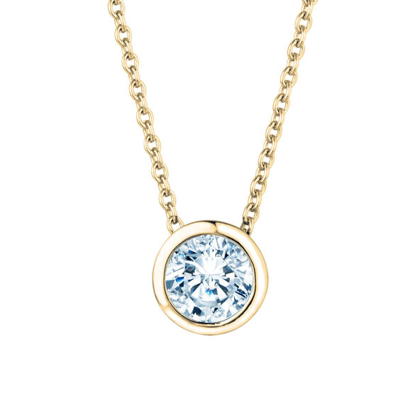 Pendant Eternal 14K yellow gold diamond 0.70ct G/SI