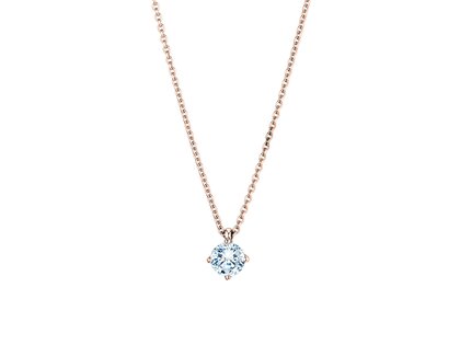 Pendant Modern Lab-grown diamond in 18K rosé gold