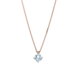 Pendant Modern Lab-grown diamond in 18K rosé gold