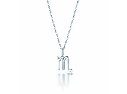 Zodiac sign pendant Scorpio in silver 925/-