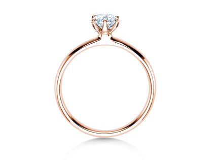 Engagement ring Classic 6 in rose gold