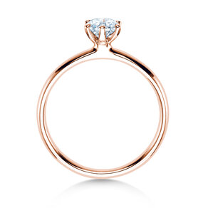 Engagement ring Classic 6 in rose gold