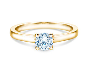 Engagement ring Romance in 18K yellow gold with diamond 0.60ct G/SI