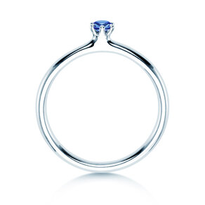 Engagement ring Classic Colour in silver 925/- with sapphire 0.05ct