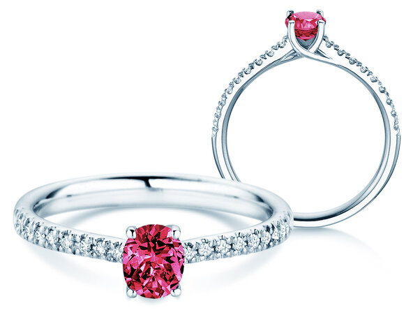 Birthstone Ring Birthstone ring Glow Pavé