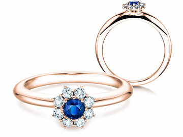 Engagement ring Lovely in rose gold