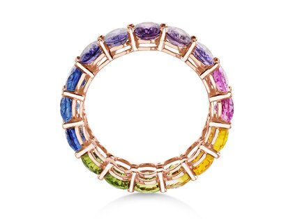 Ring Rainbow Oval