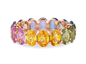 Ring Rainbow Oval