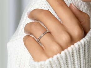 Engagement ring Alliance in platinum
