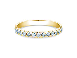 Engagement ring Balance in 9K yellow gold with diamonds 0.50ct G/SI