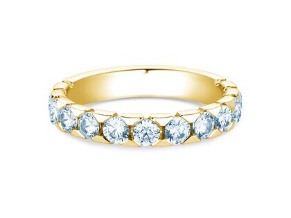 Engagement ring Balance in 14K yellow gold with diamonds 1.30ct G/SI