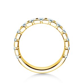 Engagement ring Balance in 14K yellow gold with diamonds 1.30ct G/SI