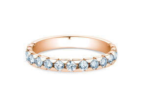 Engagement ring Balance in 14K rosé gold with diamonds 0.75ct G/SI