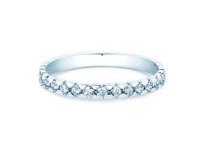 Engagement ring Balance in 9K white gold with diamonds 0.50ct G/SI