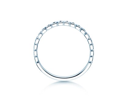Engagement ring Balance in 9K white gold with diamonds 0.50ct G/SI