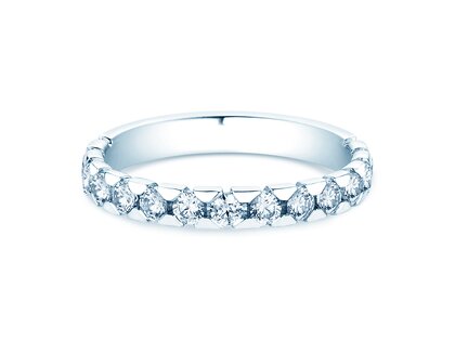 Engagement ring Balance in 14K white gold with diamonds 0.75ct G/SI