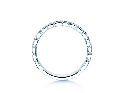 Engagement ring Balance in 14K white gold with diamonds 0.75ct G/SI