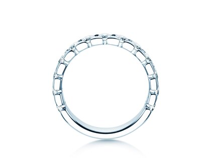Engagement ring Balance in 14K white gold with diamonds 1.30ct G/SI