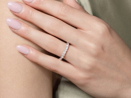 Engagement ring Dawn in 14K yellow gold with diamonds 1.27ct G/SI
