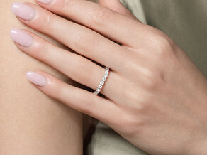 Engagement ring Dawn in 14K yellow gold with diamonds 1.27ct G/SI