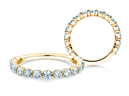 Engagement ring Dawn in 14K yellow gold with diamonds 1.27ct G/SI