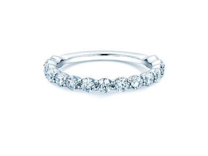Engagement ring Dawn in 14K white gold with diamonds 1.27ct G/SI