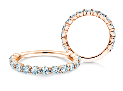 Engagement ring Dawn in 14K rosé gold with diamonds 1.27ct G/SI