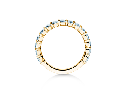 Engagement ring Dawn in 14K yellow gold with diamonds 1.27ct G/SI