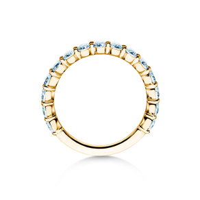Engagement ring Dawn in 14K yellow gold with diamonds 1.27ct G/SI