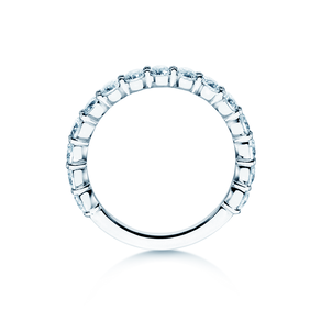 Engagement ring Dawn in 14K white gold with diamonds 1.27ct G/SI