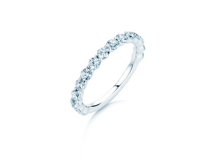 Engagement ring Dawn in 14K white gold with diamonds 1.27ct G/SI