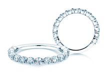 Engagement ring Dawn in 18K white gold