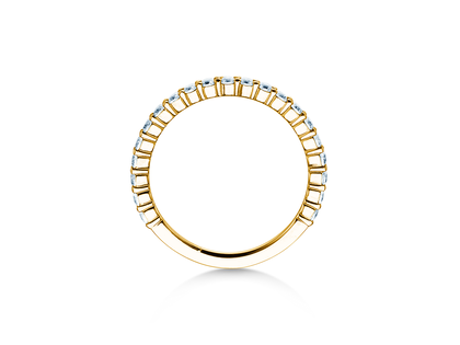 Engagement ring Dawn in 14K yellow gold with diamonds 0.53ct G/SI