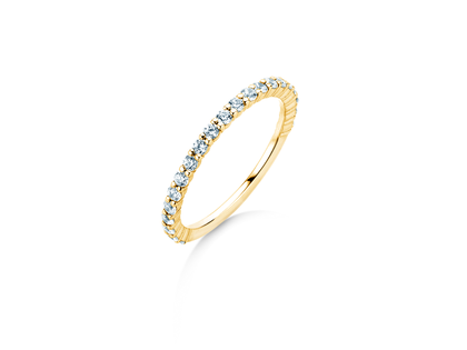 Engagement ring Dawn in 14K yellow gold with diamonds 0.53ct G/SI