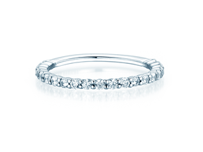 Engagement ring Dawn in 9K white gold with diamonds 0.53ct G/SI