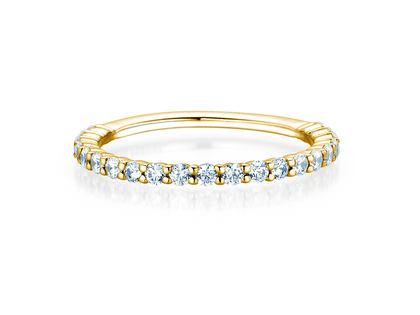 Engagement ring Dawn in 14K yellow gold with diamonds 0.53ct G/SI