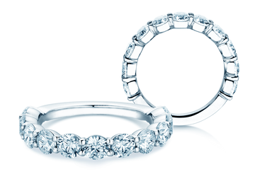 Engagement ring Dawn in white gold