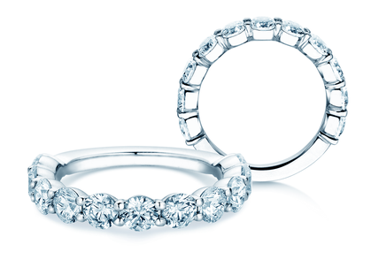 Engagement ring Dawn in 18K white gold