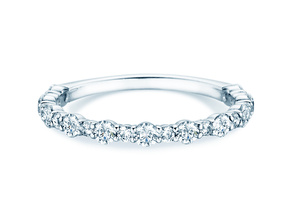 Engagement ring Diamond Pulse in 14K white gold with diamonds 0.59ct G/SI