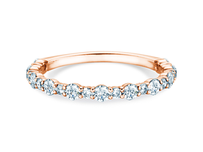 Engagement ring Diamond Pulse in 14K rosé gold with diamonds 0.59ct G/SI