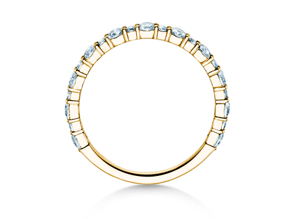 Engagement ring Diamond Pulse in 14K yellow gold with diamonds 0.59ct G/SI